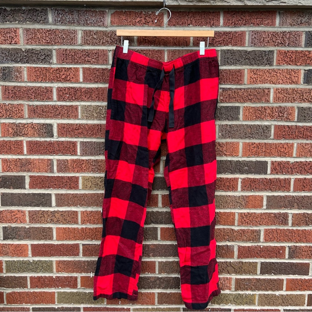 Old Navy Red and Black Buffalo Plaid Flannel Pajama Pants